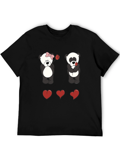 Panda Love Graphic T-Shirt