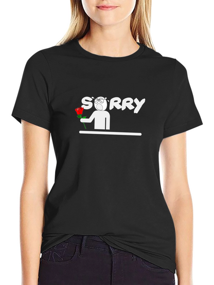 Sorry Graphic Tee - Apology T-Shirt