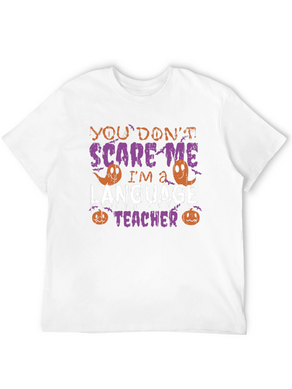 Funny Halloween Language Teacher T-Shirt