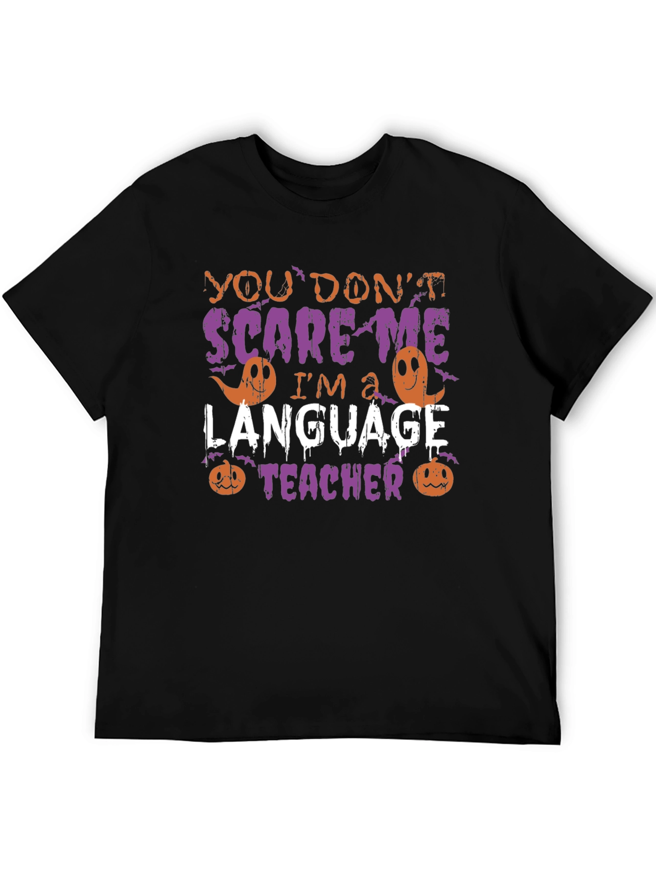 Funny Halloween Language Teacher T-Shirt