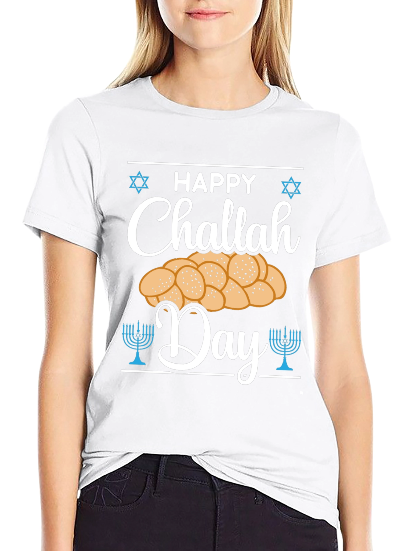 Happy Challah Day Graphic T-Shirt