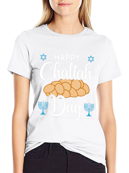 Happy Challah Day Graphic T-Shirt