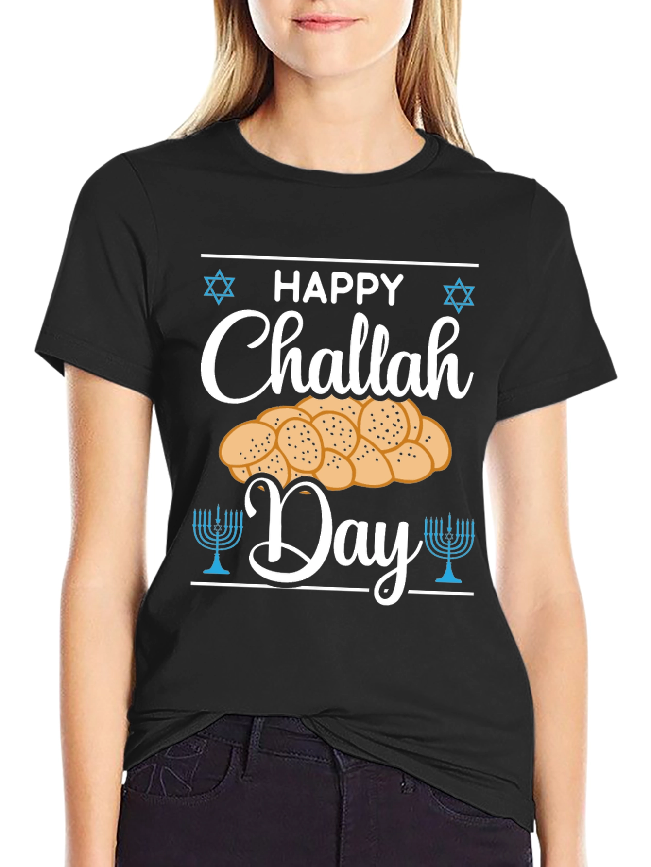 Happy Challah Day Graphic T-Shirt