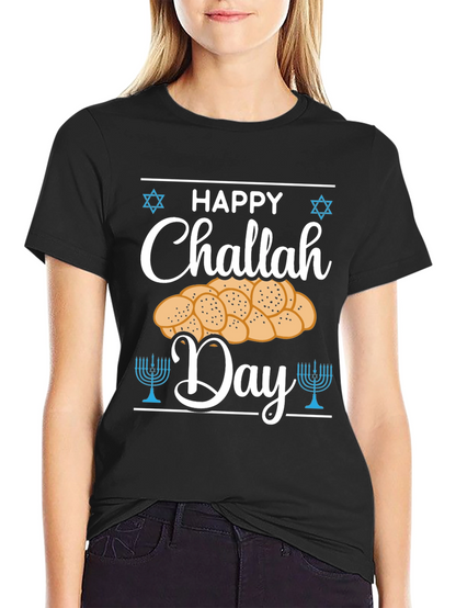 Happy Challah Day Graphic T-Shirt