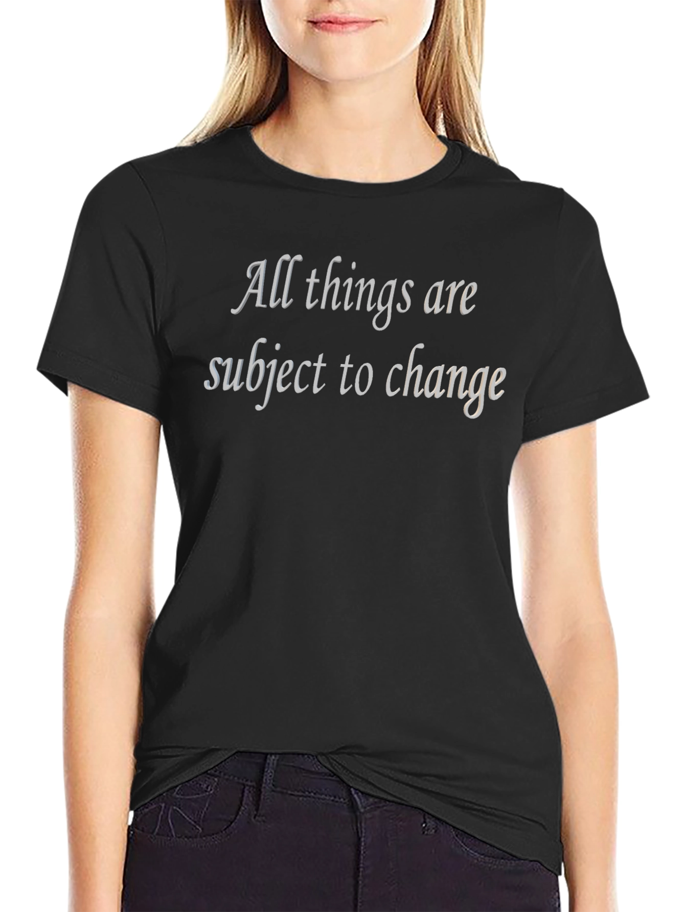 Change is Constant Black T-Shirt