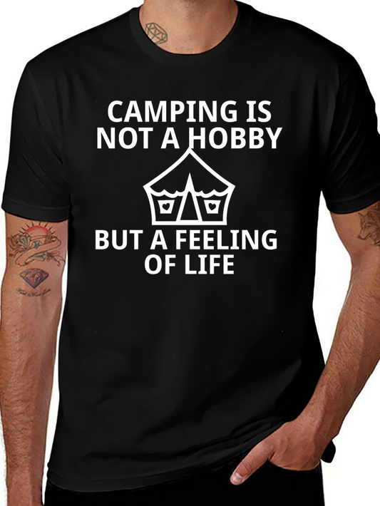 Camping is Not a Hobby Tee - Outdoor Lifestyle Shirt
