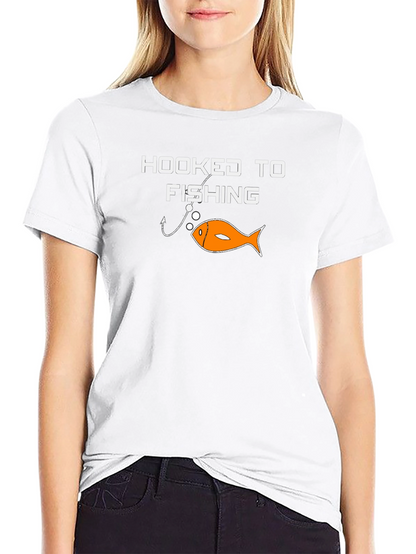 Hooked to Fishing T-Shirt - Anglers Tee