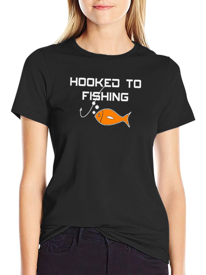 Hooked to Fishing T-Shirt - Anglers Tee
