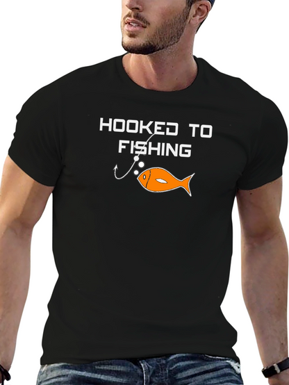 Hooked to Fishing T-Shirt - Anglers Tee