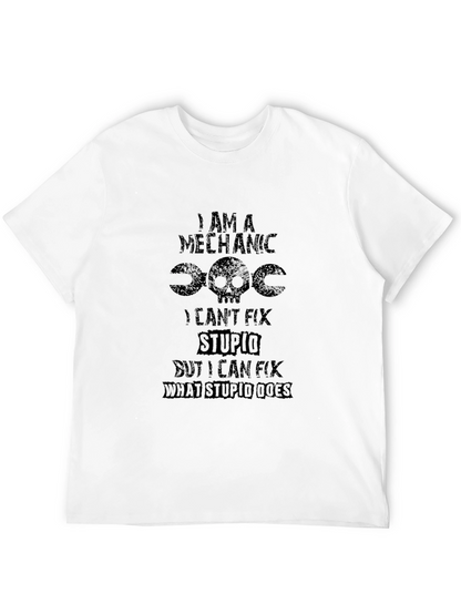 Mechanic Humor Black T-Shirt
