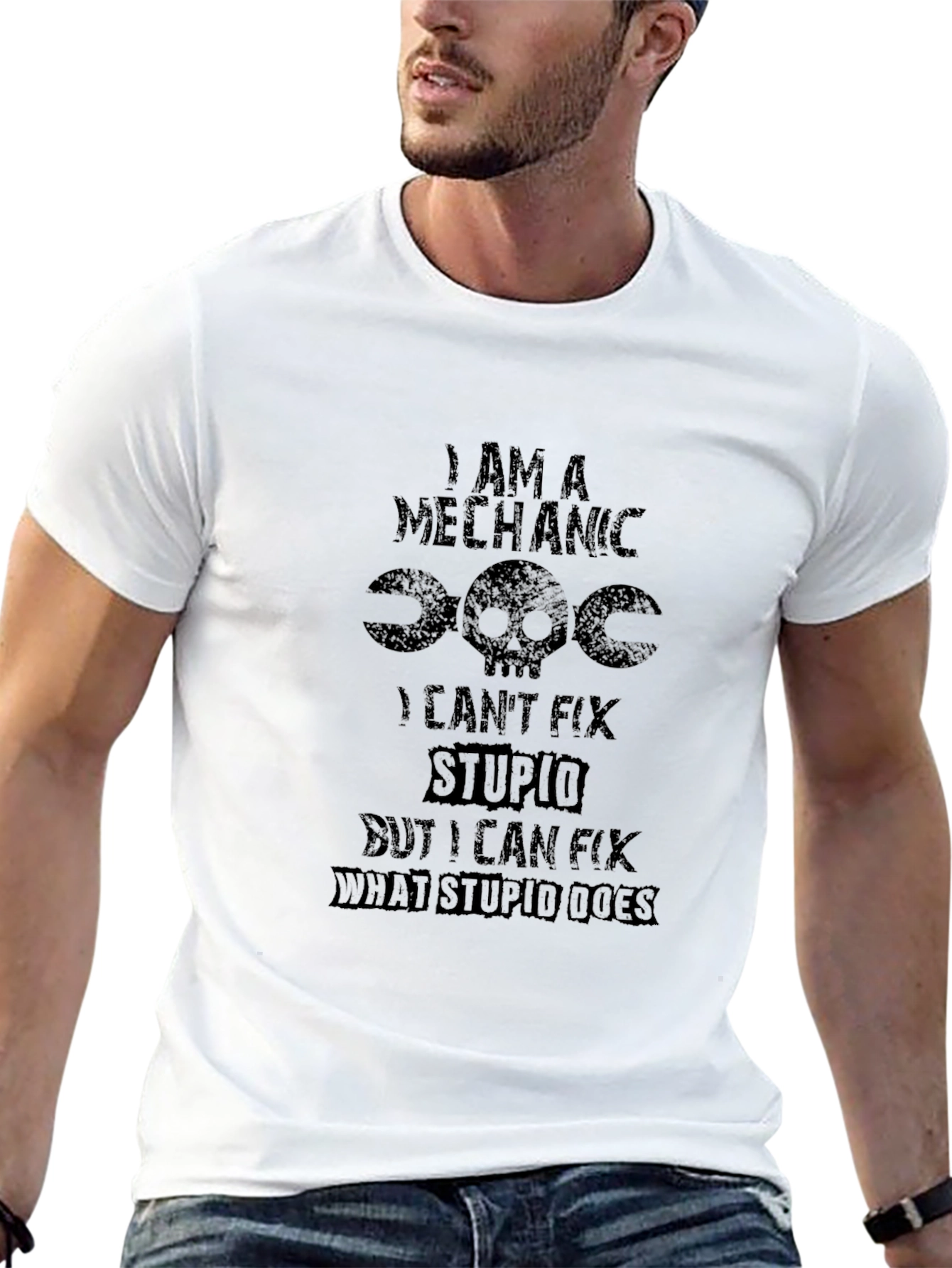 Mechanic Humor Black T-Shirt