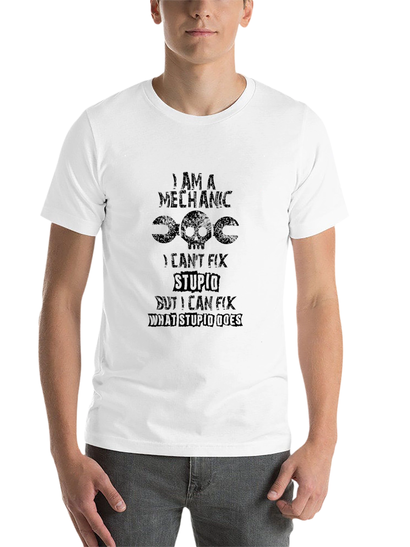 Mechanic Humor Black T-Shirt