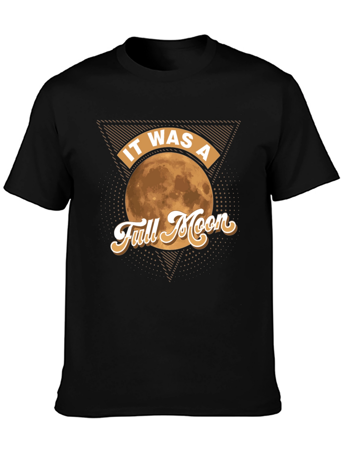 Full Moon Graphic Tee - Retro Style
