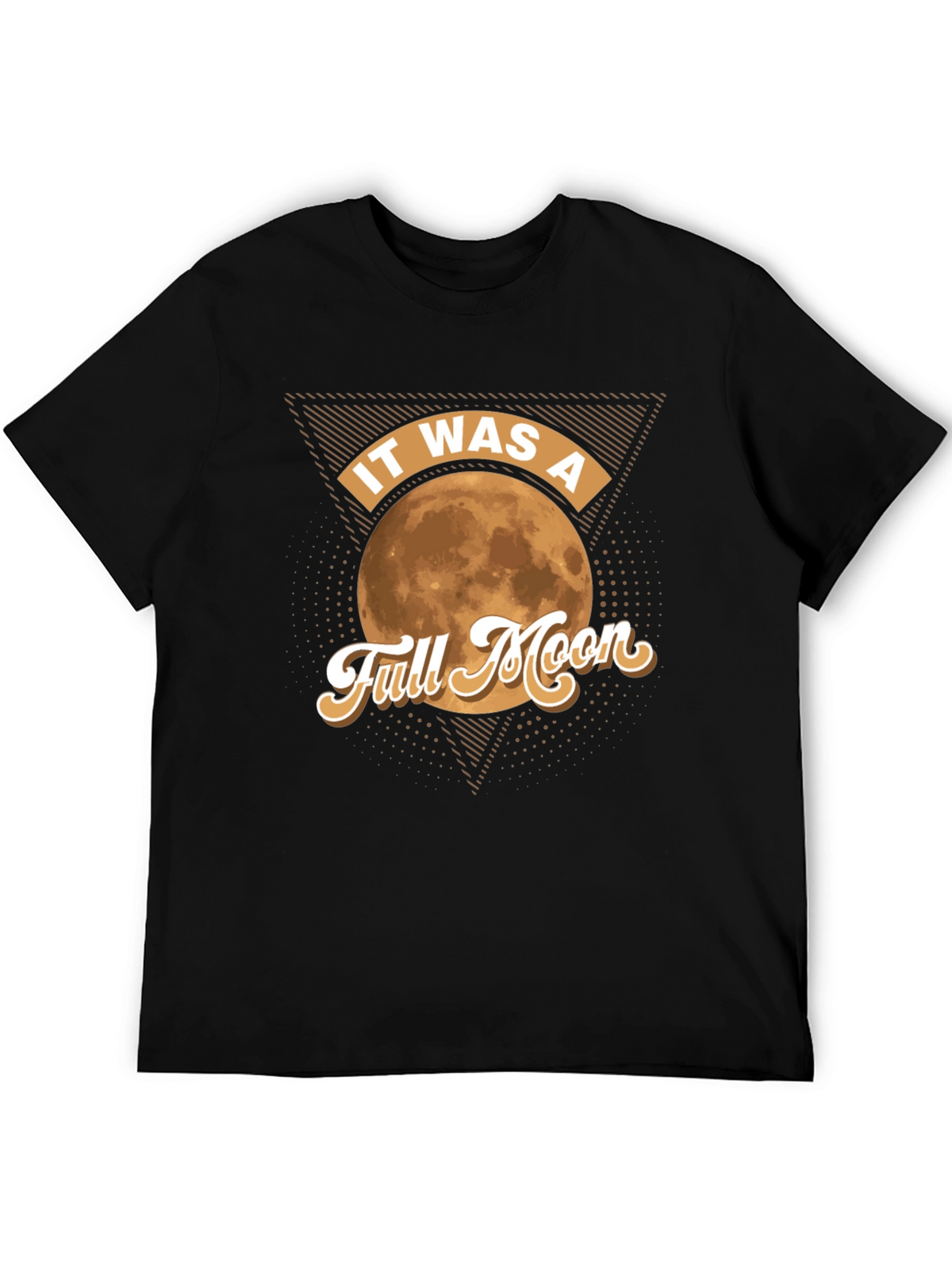 Full Moon Graphic Tee - Retro Style