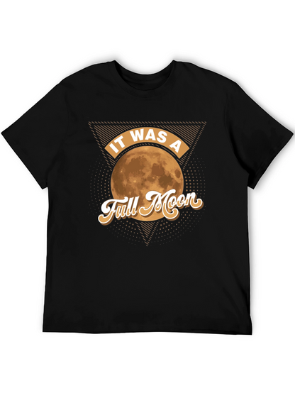 Full Moon Graphic Tee - Retro Style