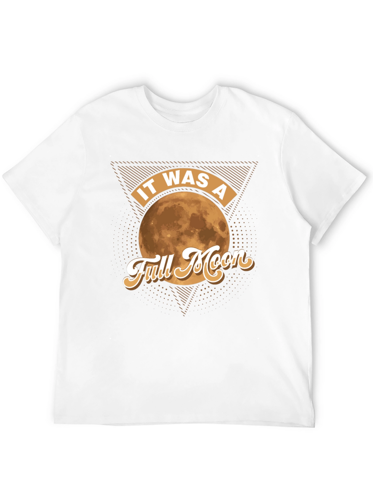 Full Moon Graphic Tee - Retro Style
