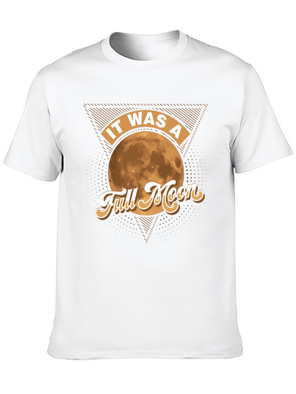 Full Moon Graphic Tee - Retro Style
