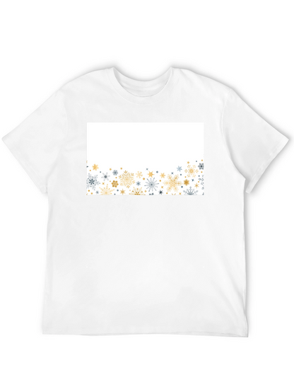 Snowflake Graphic Black Tee