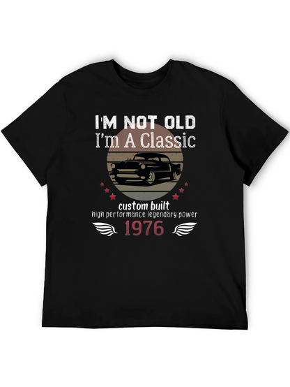 Classic Car 1976 Birthday T-Shirt