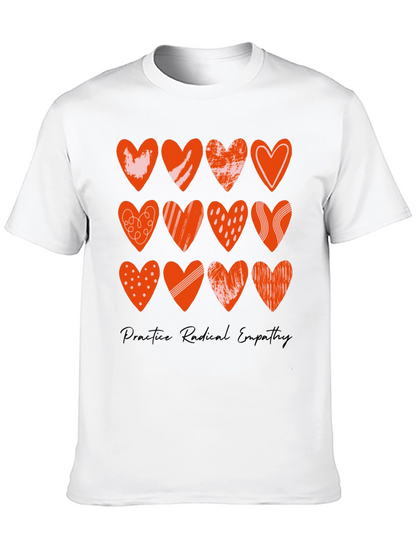 Radical Empathy Heart Tee - Stylish Graphic Print T-Shirt