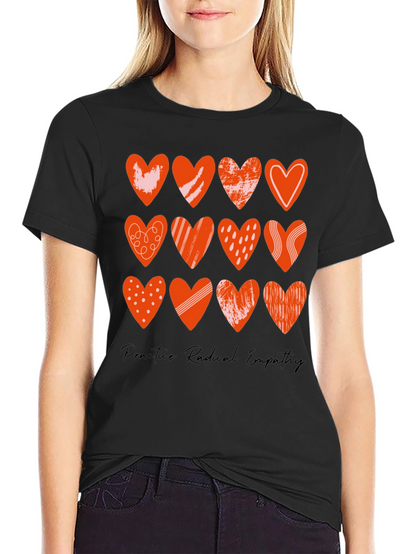 Radical Empathy Heart Tee - Stylish Graphic Print T-Shirt