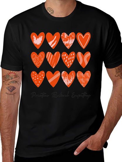 Radical Empathy Heart Tee - Stylish Graphic Print T-Shirt