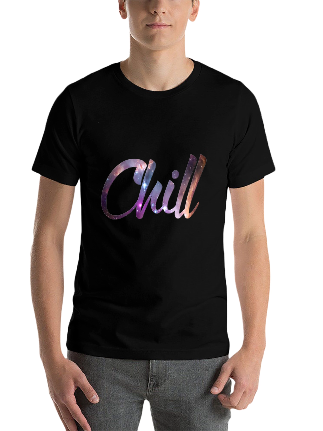 Cosmic Chill Black T-Shirt