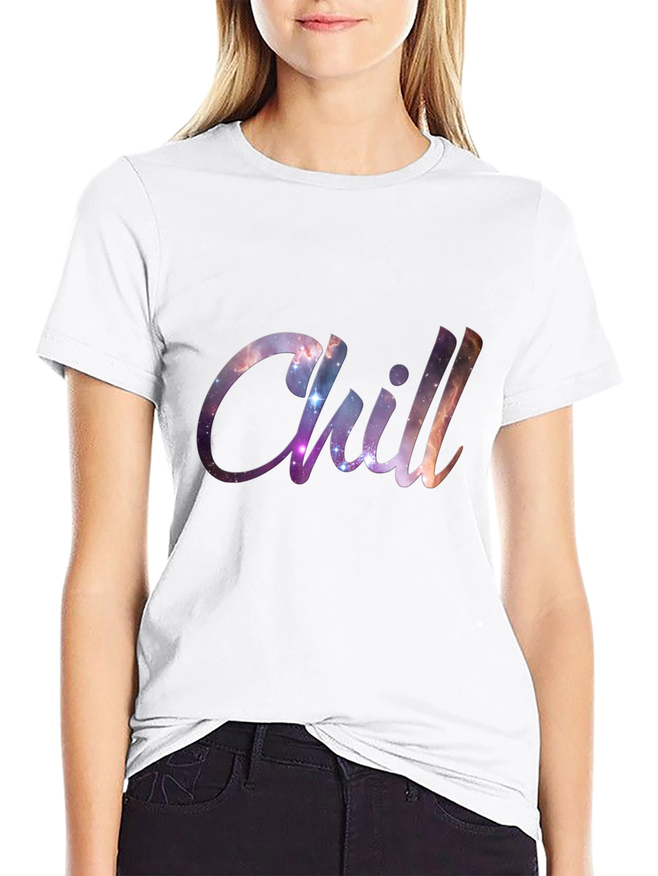 Cosmic Chill Black T-Shirt