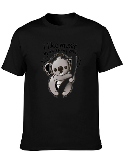 Music Loving Koala Graphic Tee