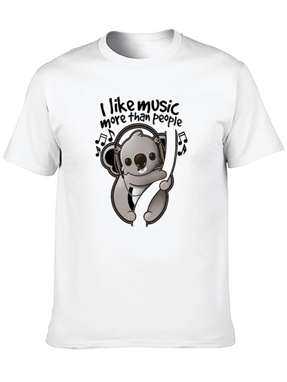 Music Loving Koala Graphic Tee