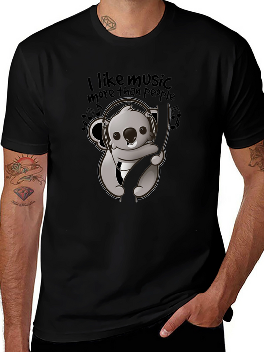Music Loving Koala Graphic Tee