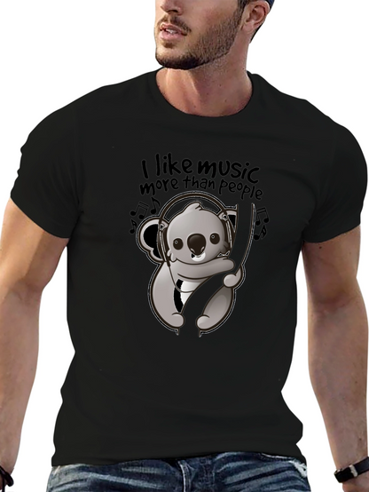 Music Loving Koala Graphic Tee