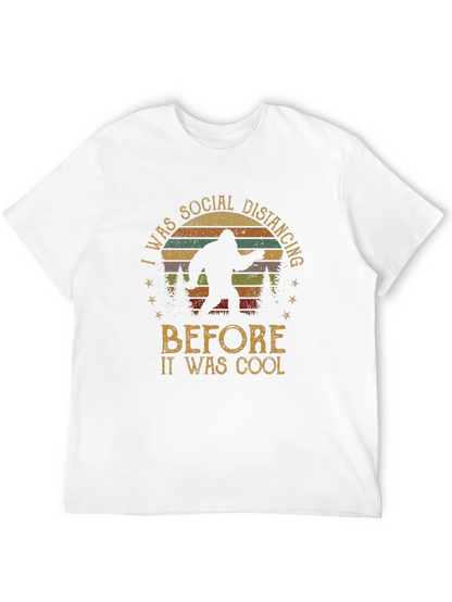 Social Distancing Bigfoot Graphic Tee