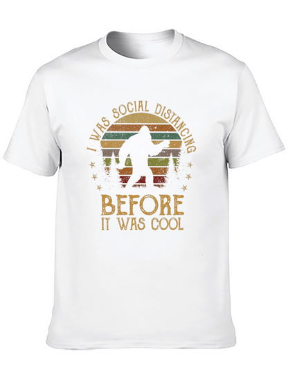 Social Distancing Bigfoot Graphic Tee