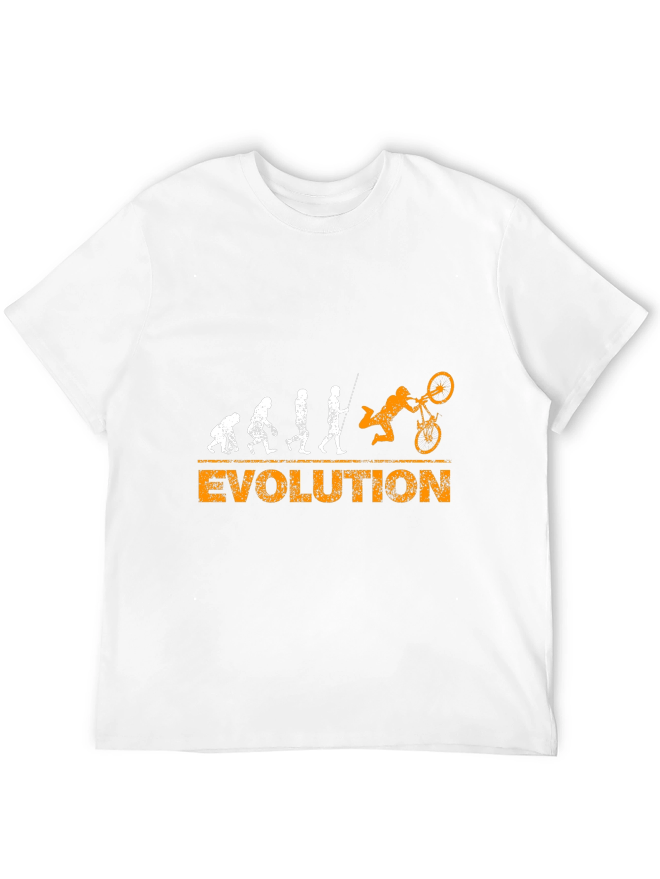 Evolution of Biking Black T-Shirt