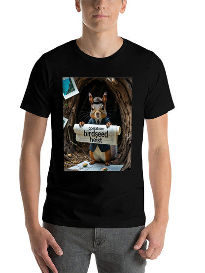 Birdseed Heist Squirrel T-Shirt