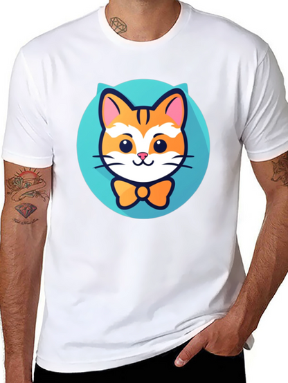 Cute Cat Bowtie T-Shirt