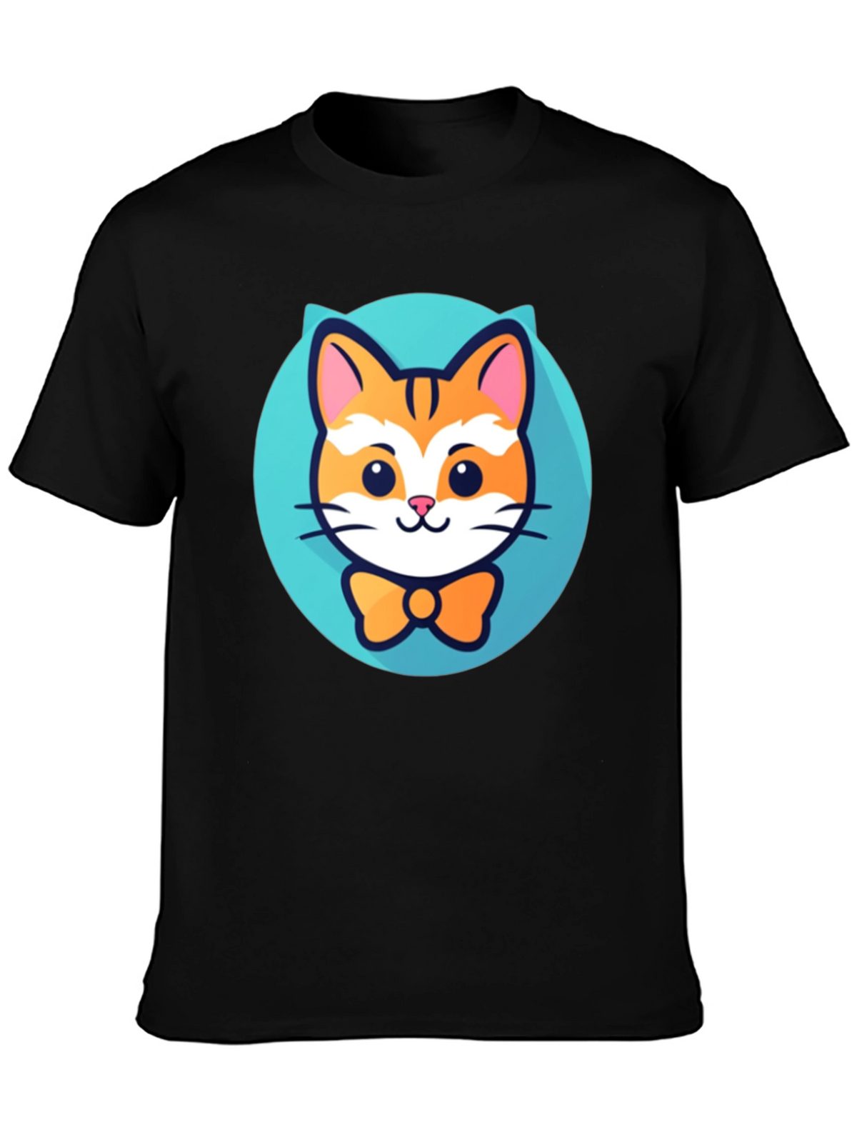 Cute Cat Bowtie T-Shirt