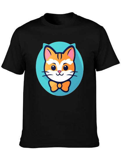 Cute Cat Bowtie T-Shirt