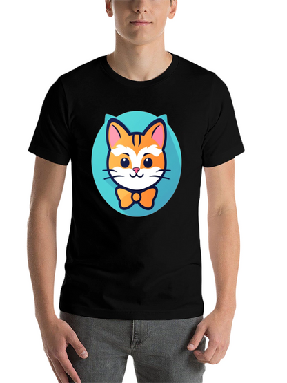Cute Cat Bowtie T-Shirt