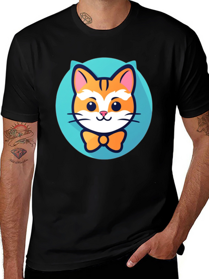 Cute Cat Bowtie T-Shirt