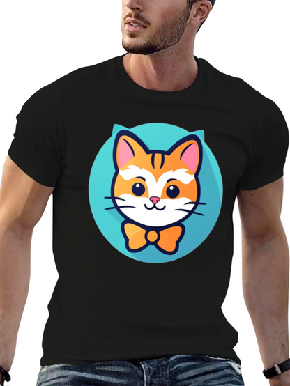 Cute Cat Bowtie T-Shirt