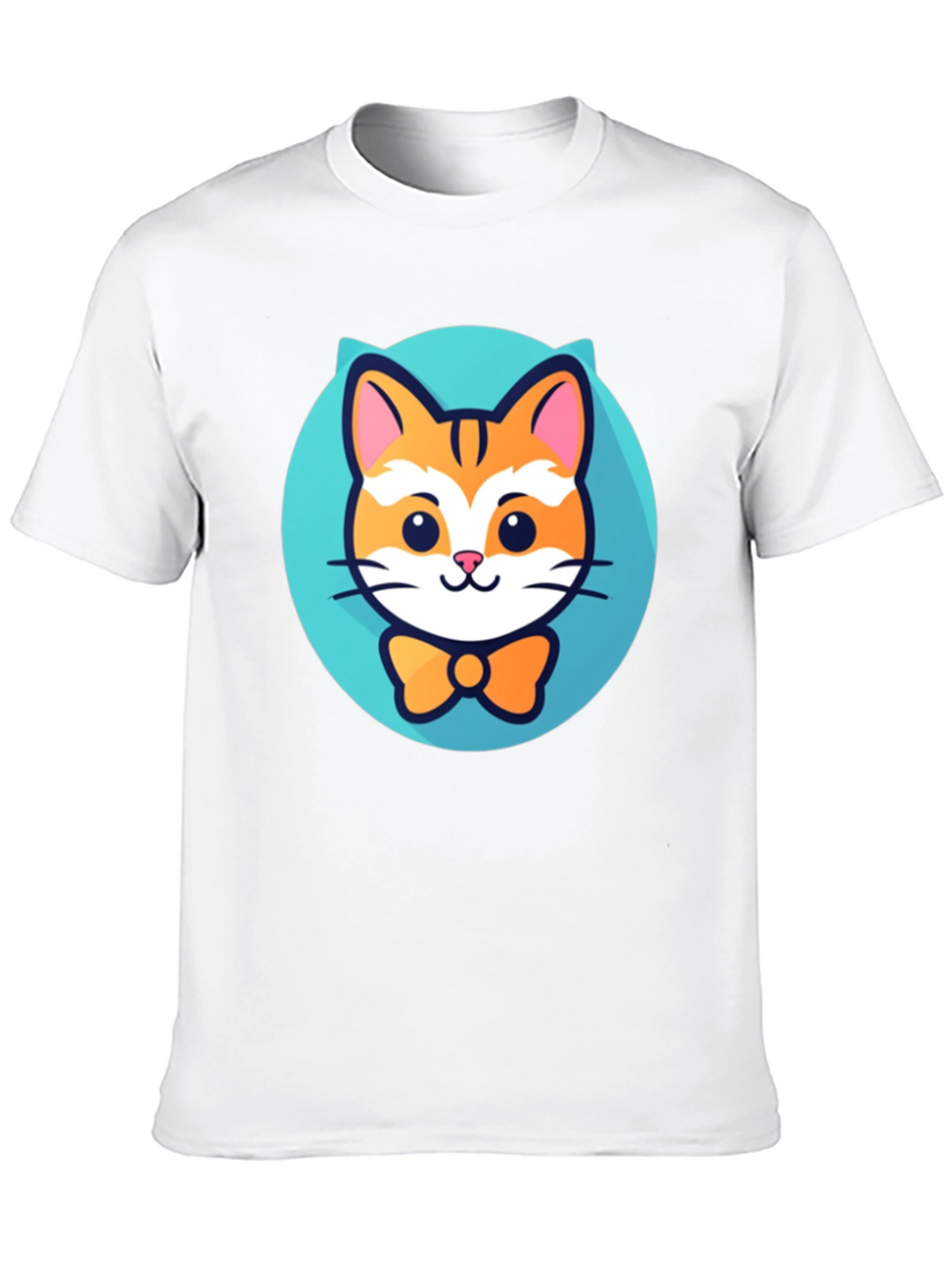Cute Cat Bowtie T-Shirt