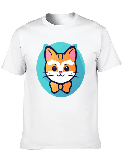 Cute Cat Bowtie T-Shirt