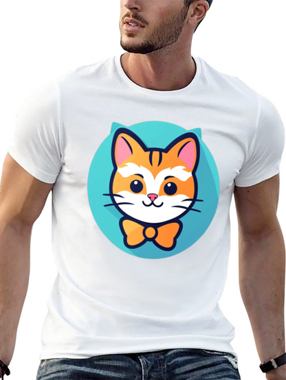 Cute Cat Bowtie T-Shirt