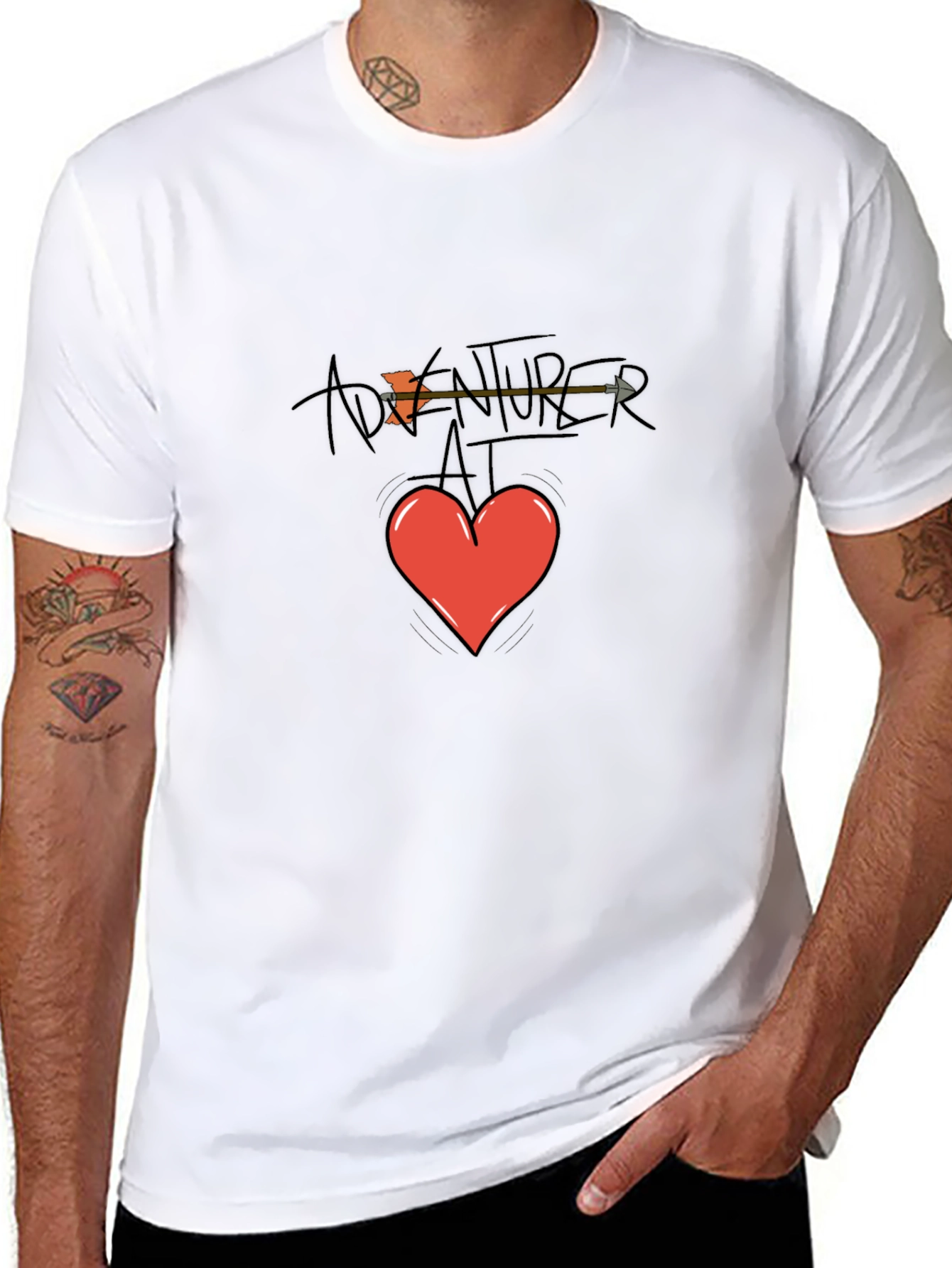 Adventurer at Heart Graphic T-Shirt