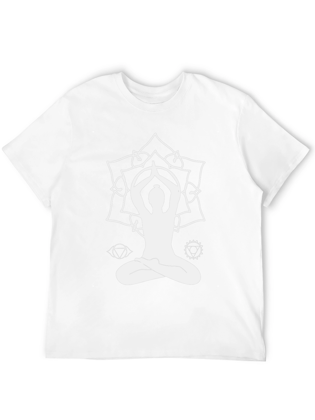 Yoga Mandala Graphic T-Shirt - Black