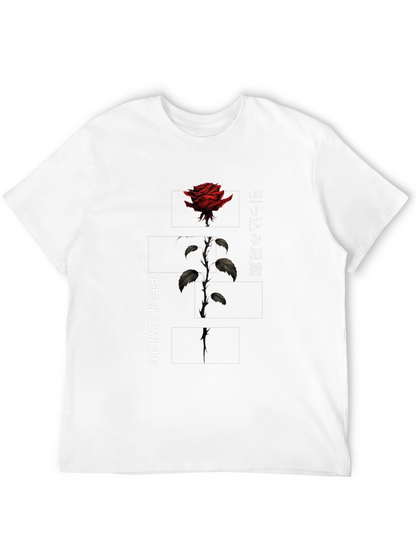 Reclusive Rose Graphic Tee - Black