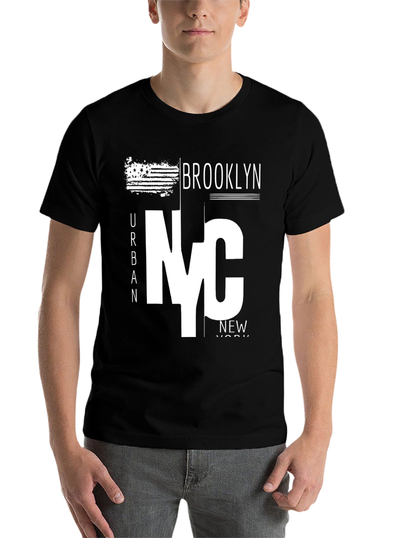 NYC Brooklyn Urban Graphic T-Shirt