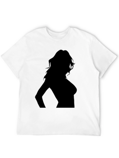 Silhouette Tee - Sleek Black T-Shirt